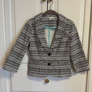 CAbi Short Summer Cotton Blazer